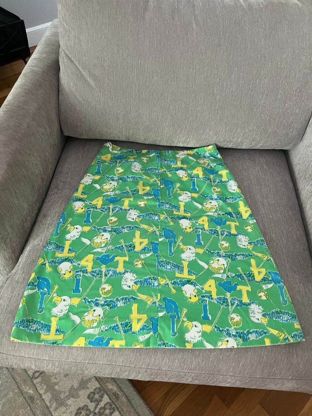 Vintage Lilly Pulitzer Golf Print, Collector's Piece, Size 10